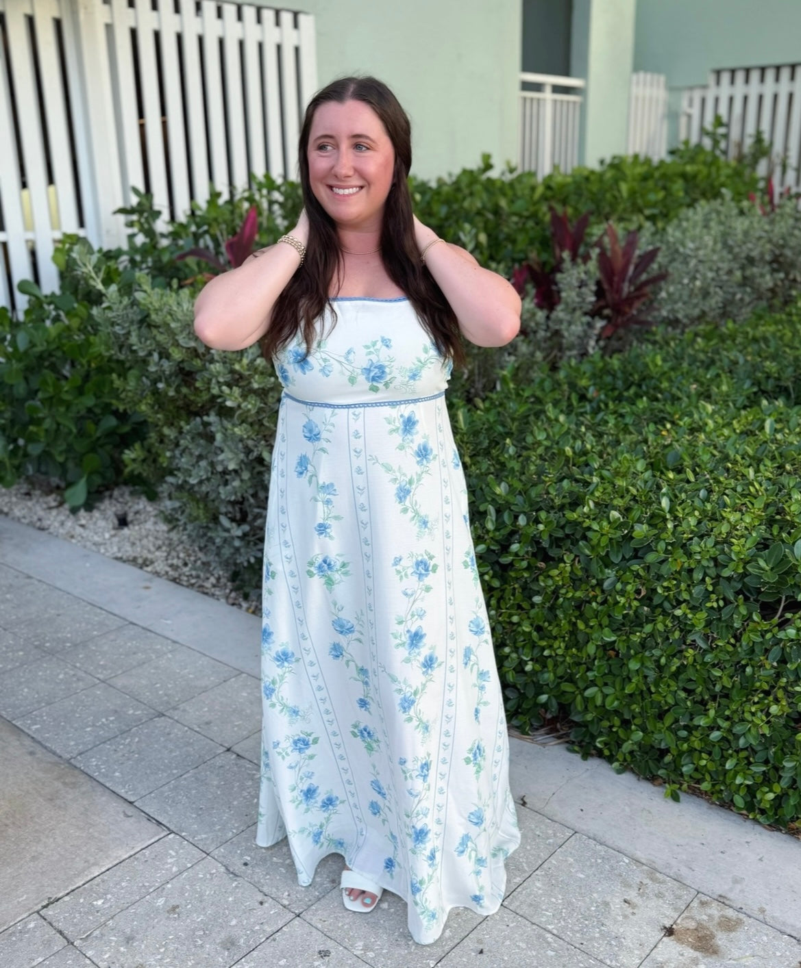 Floral maxi sundress