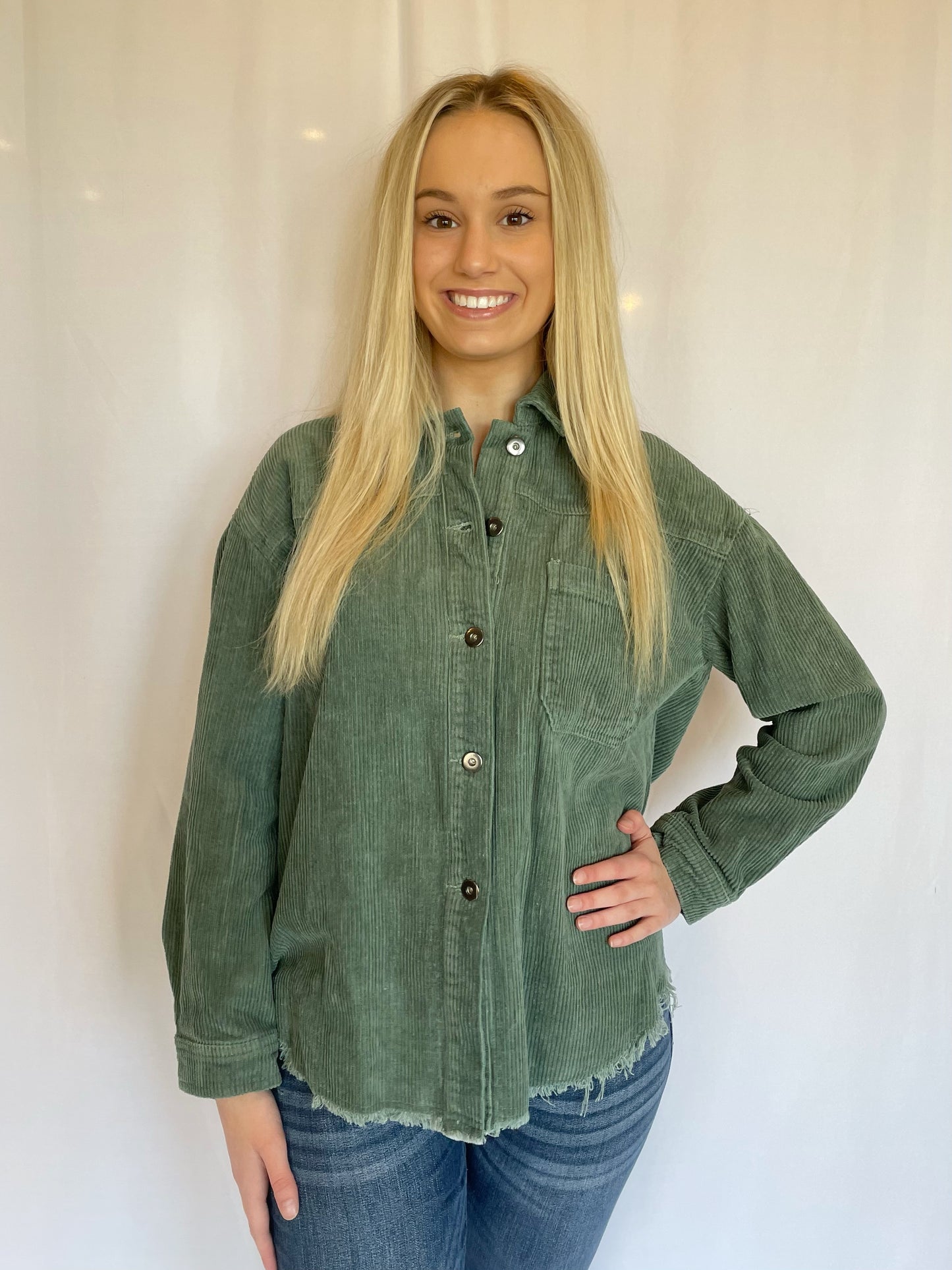 Carrie Shacket - Olive