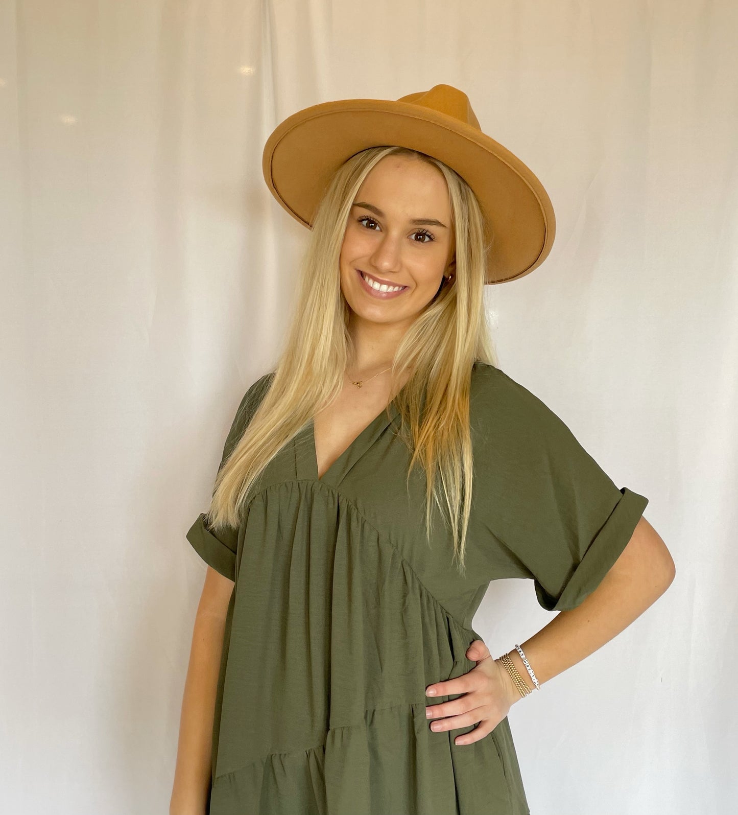 Camel Felt Fedora