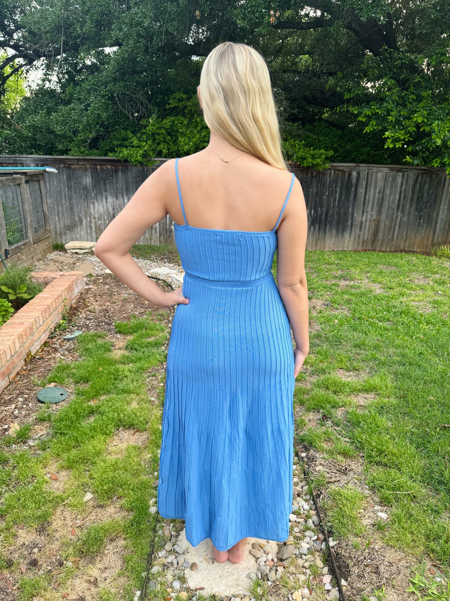 Blue Midi Dress