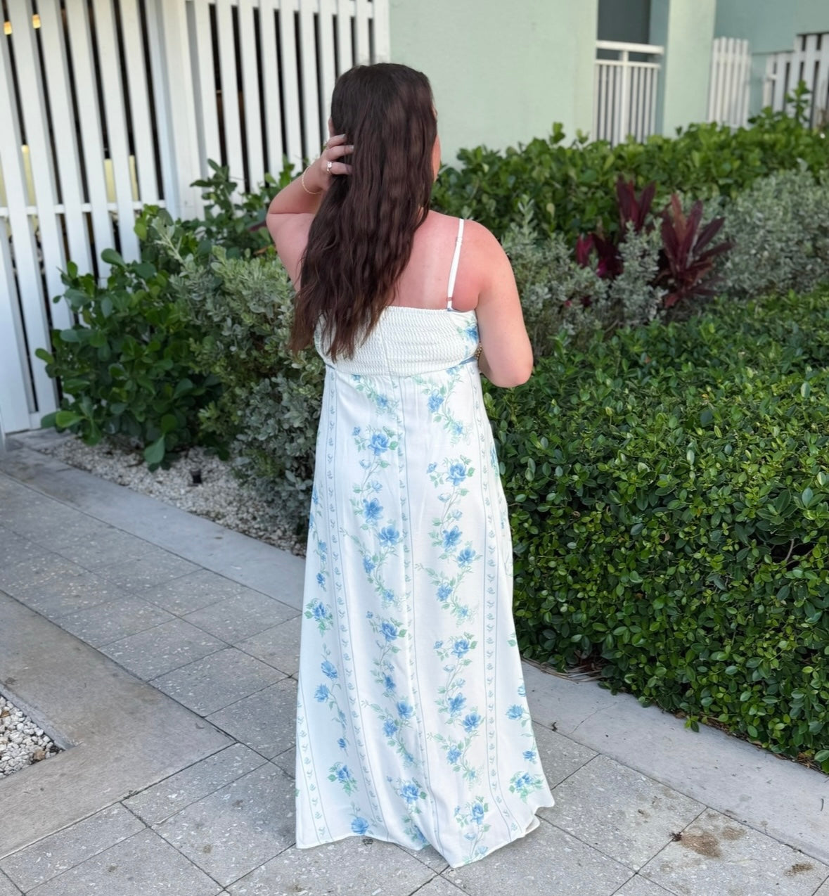 Floral maxi sundress