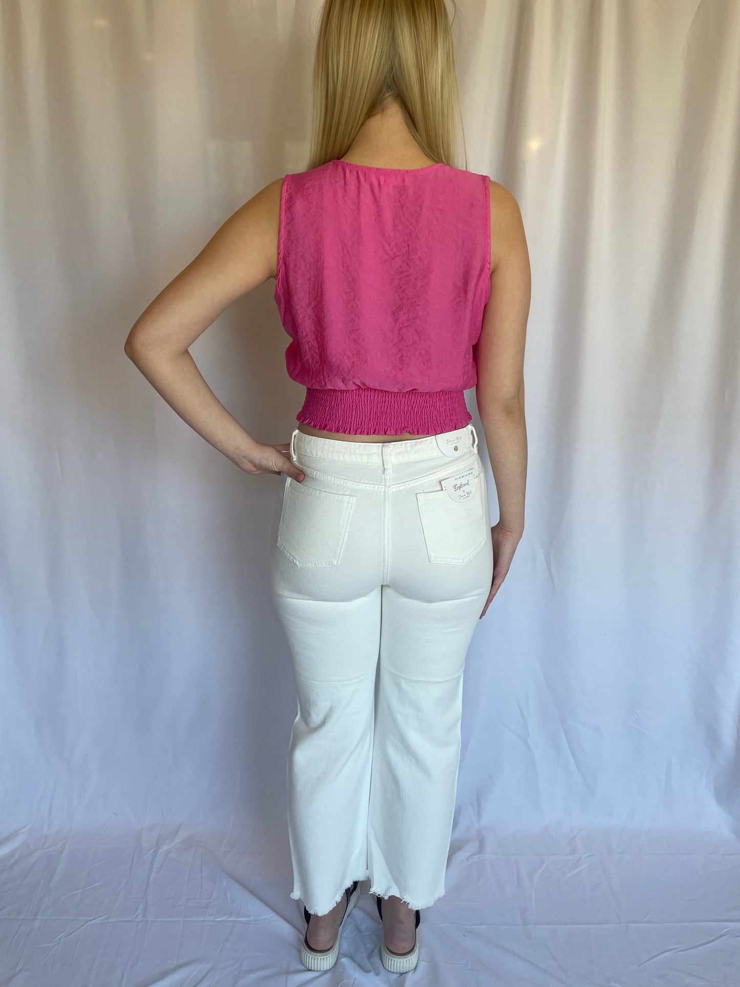 Caroline Crop Top - Pink