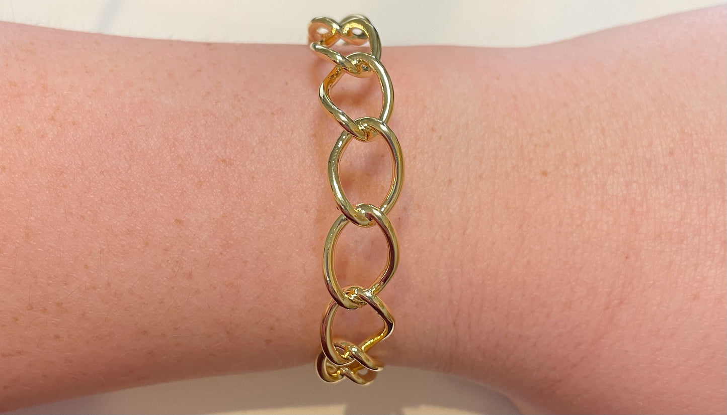 Gold Link Bracelet