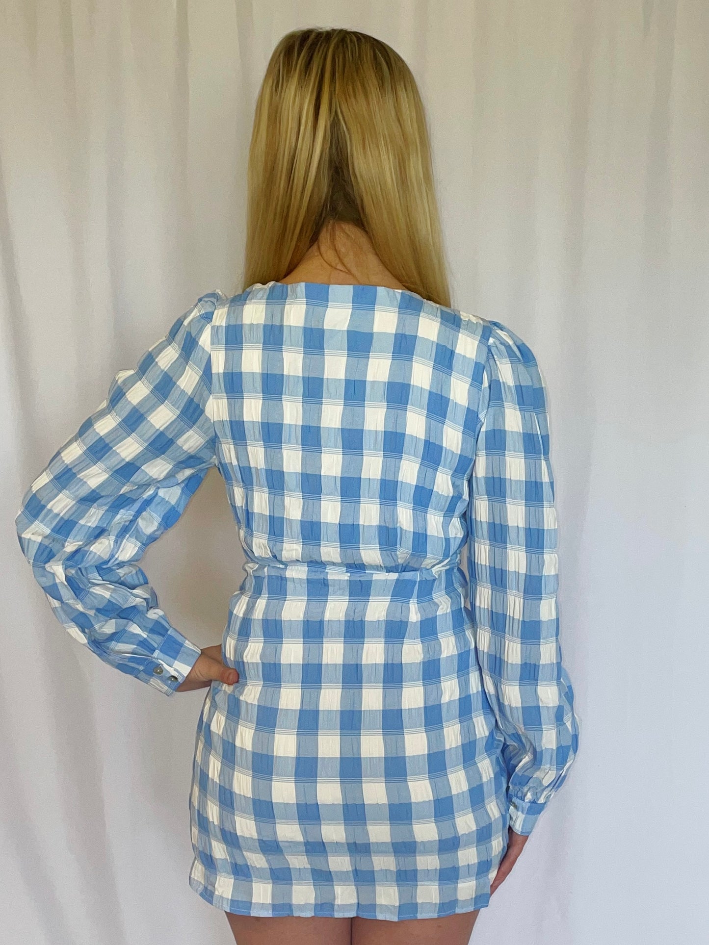 Gingham Tie Dress